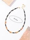Silver jewelry, pearl and natural stone necklace: simple, fashionable and versatile accessory details Picture